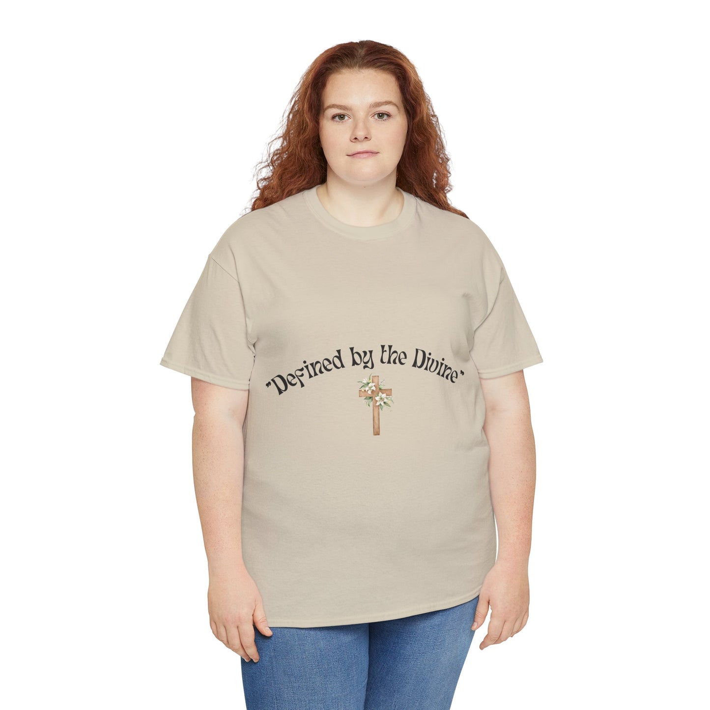 Defined by the Divine Unisex Heavy Cotton Tee25