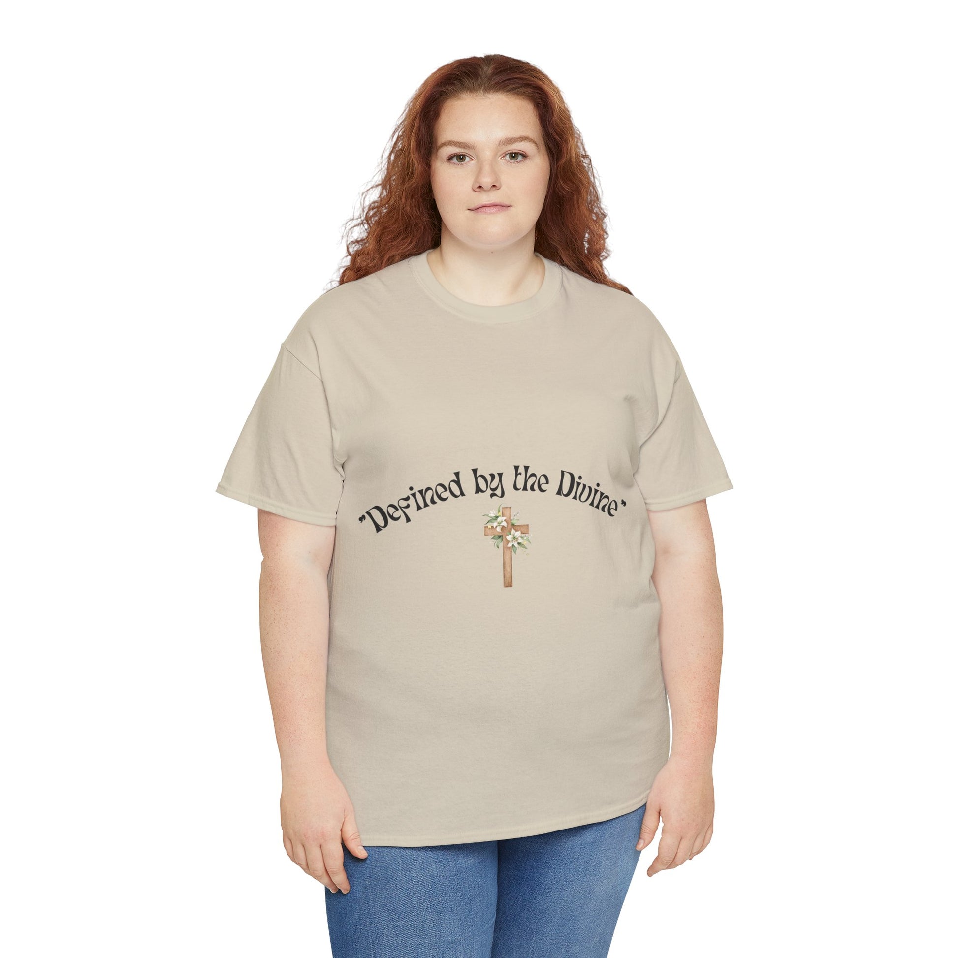 Defined by the Divine Unisex Heavy Cotton Tee25