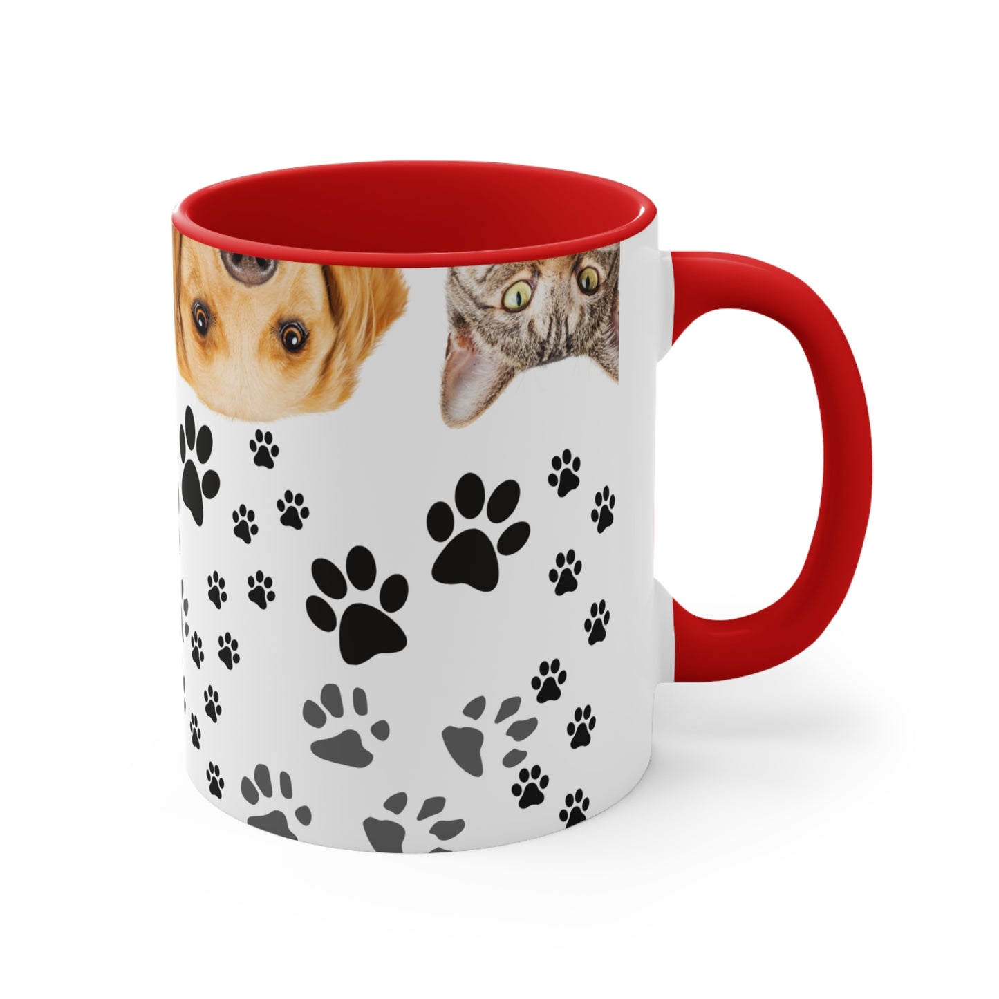 Cat & Dog Lovers 11oz Ceramic Coffee Mug Pet-Themed Kitchenware2