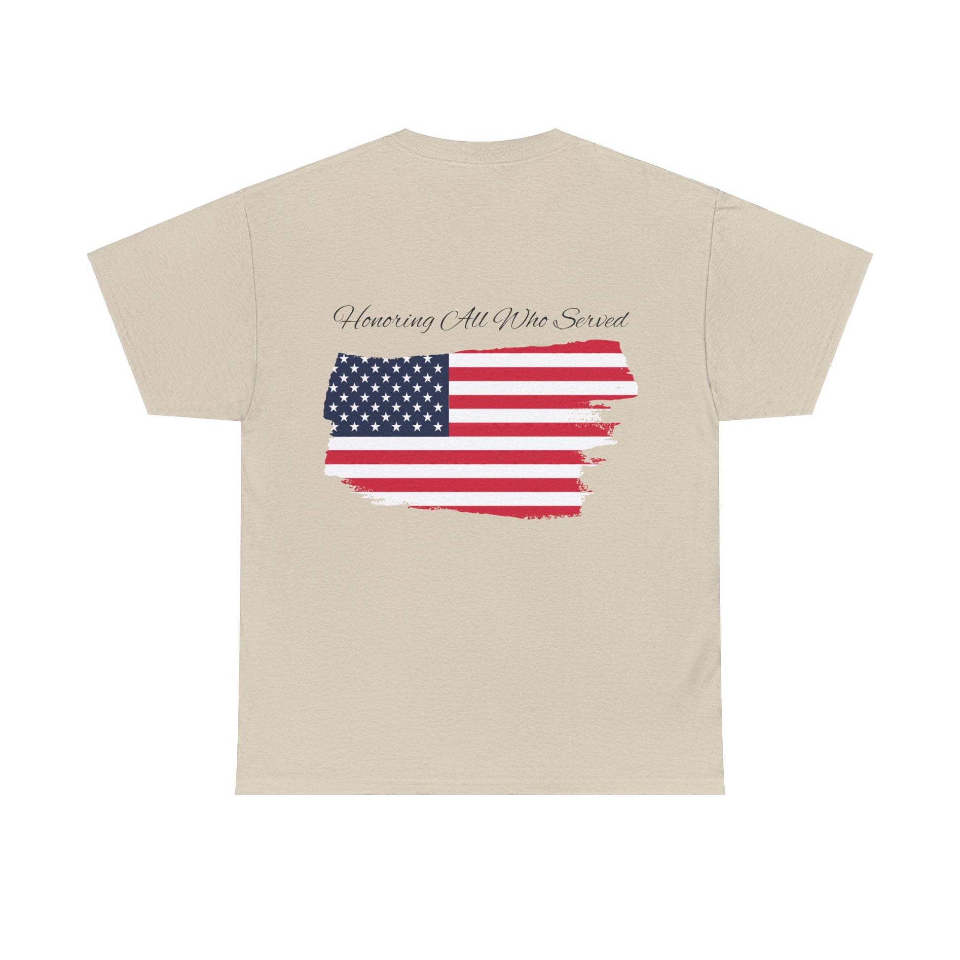 Patriotic Eagle Heavy Cotton Tee - Honoring our Soldiers T-Shirt20