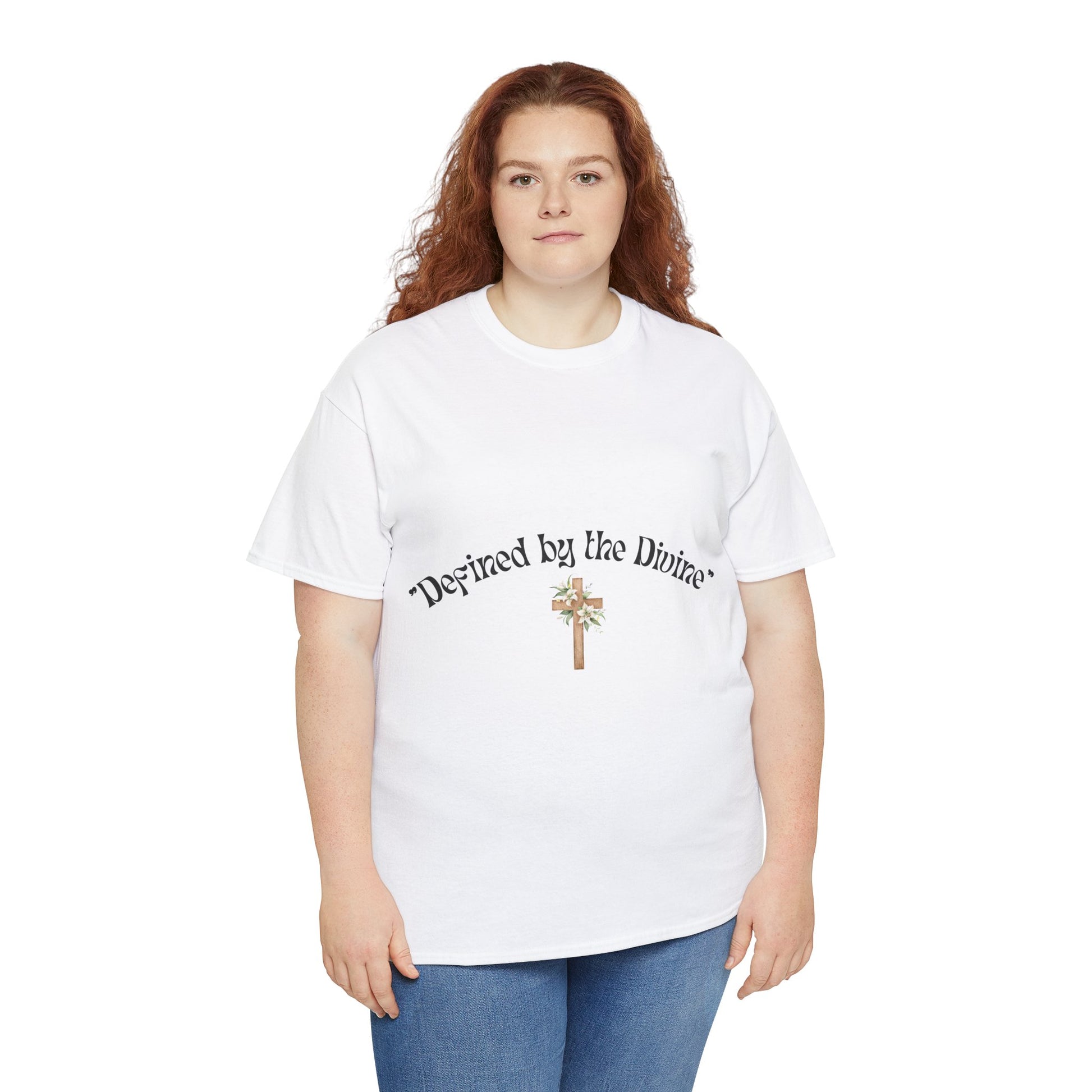 Defined by the Divine Unisex Heavy Cotton Tee5