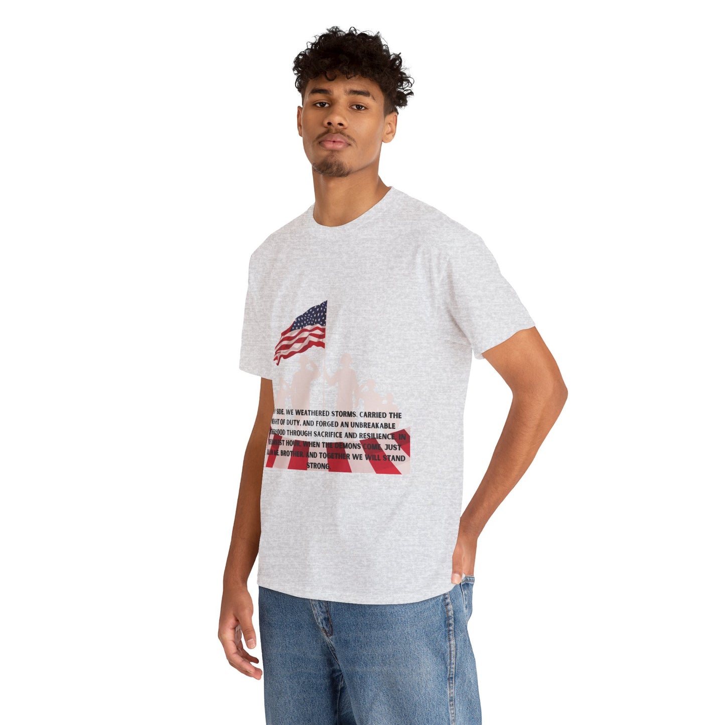 Brothers in Arms Unisex Heavy Cotton Tee | Casual & Durable T-Shirt15