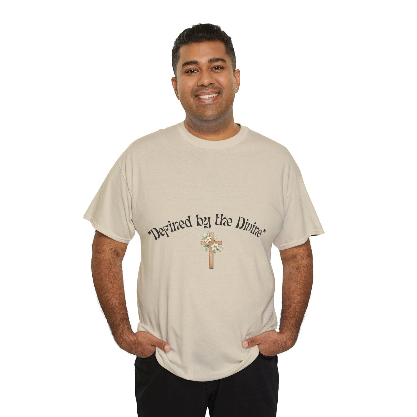 Defined by the Divine Unisex Heavy Cotton Tee30