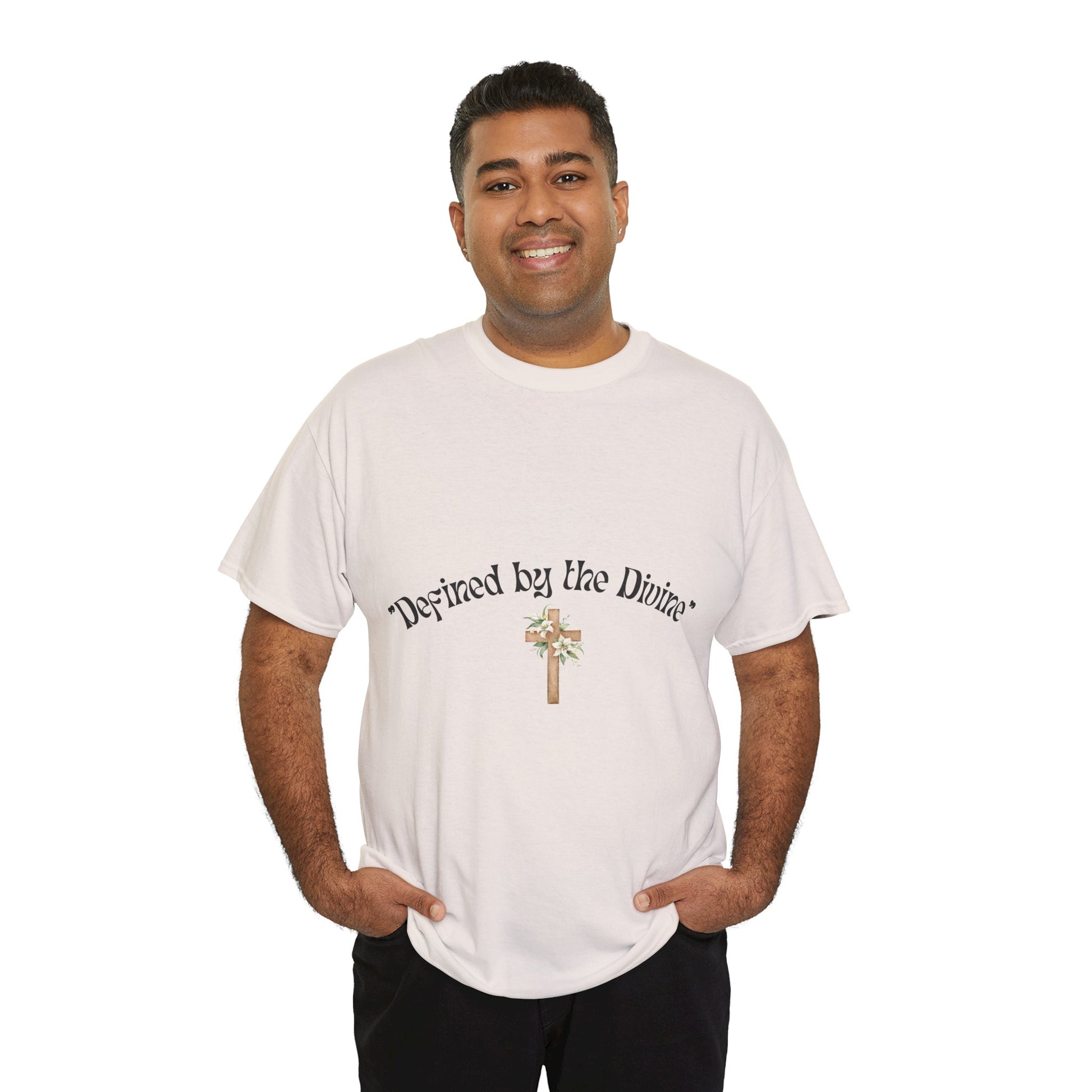 Defined by the Divine Unisex Heavy Cotton Tee41