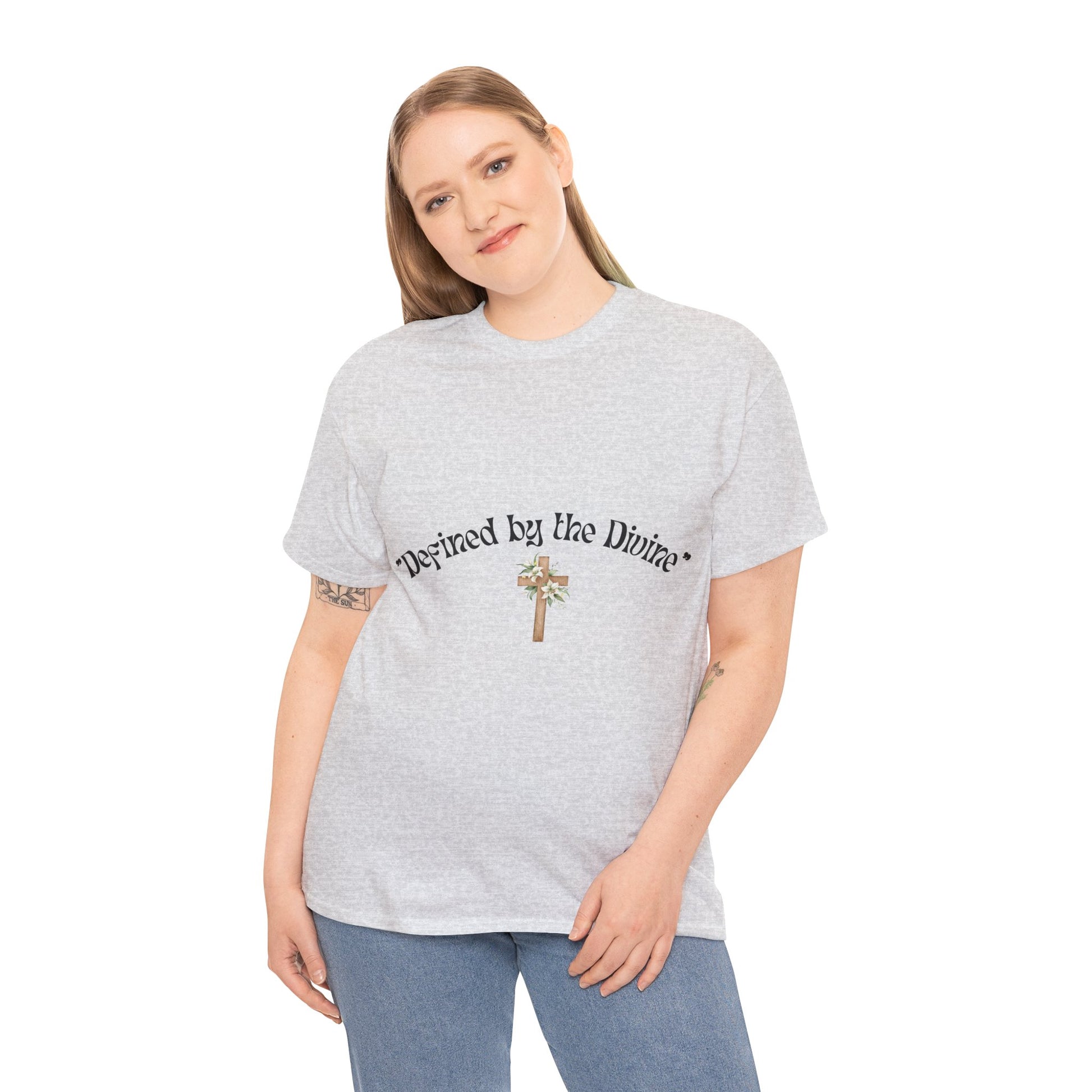 Defined by the Divine Unisex Heavy Cotton Tee46