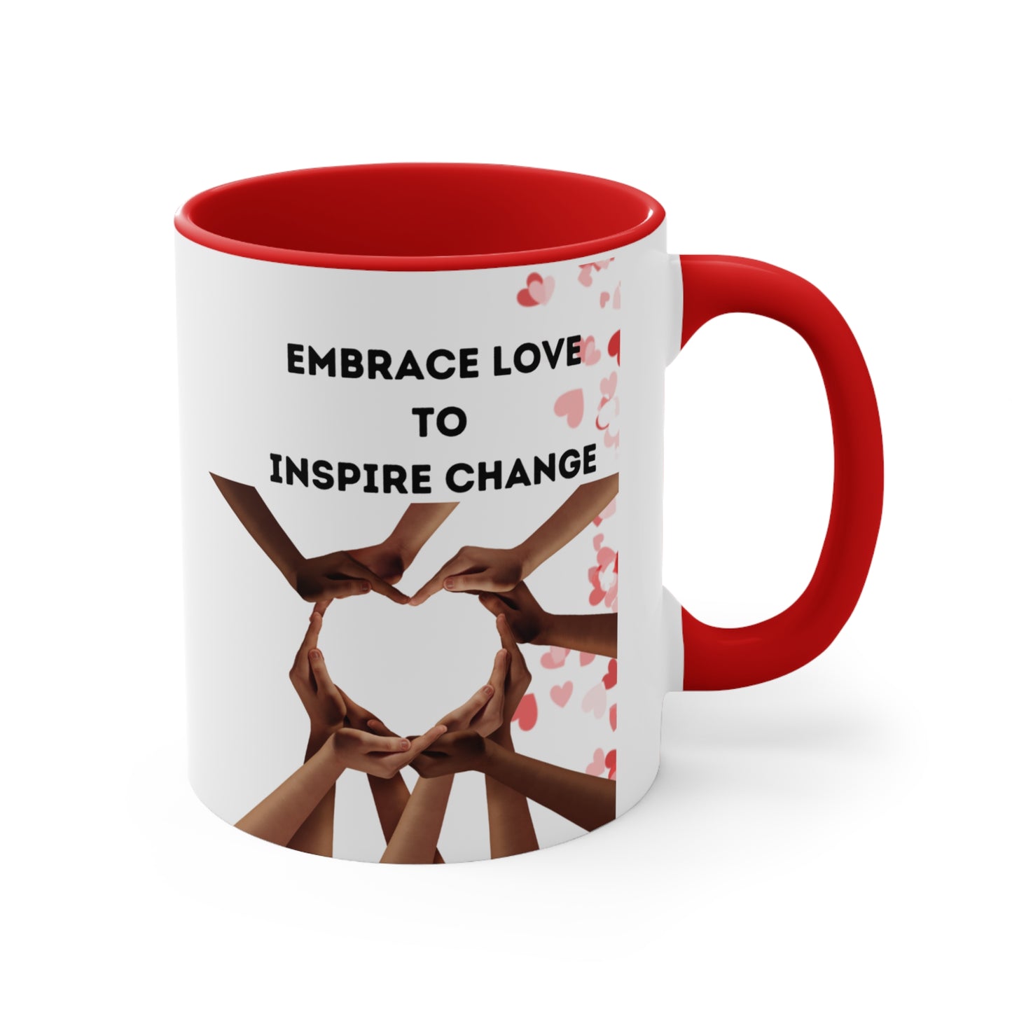 11oz stylish ceramic embrace love accent coffee mug with love-themed design3