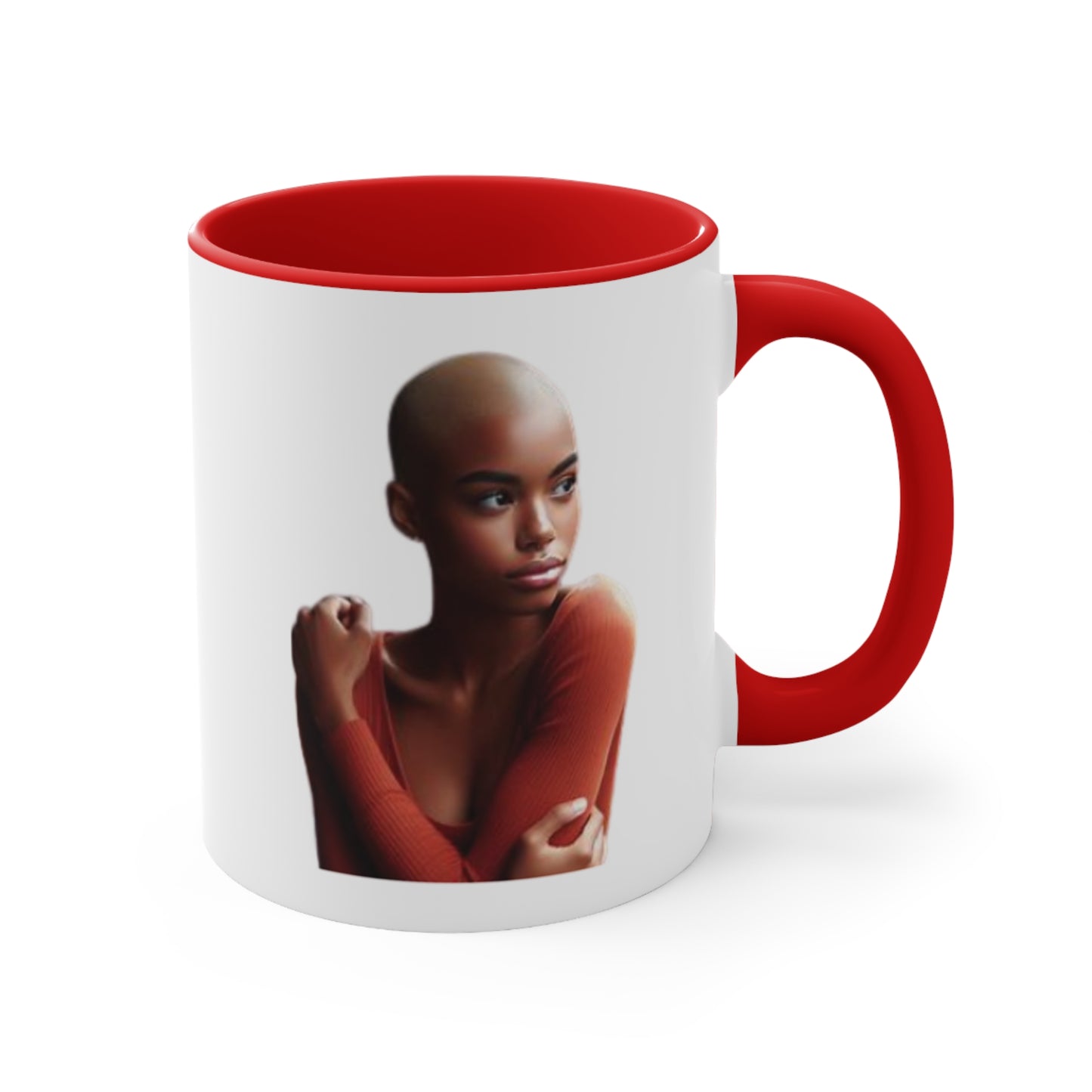 Female Black is Beautiful Accent Coffee Mug, 11oz2