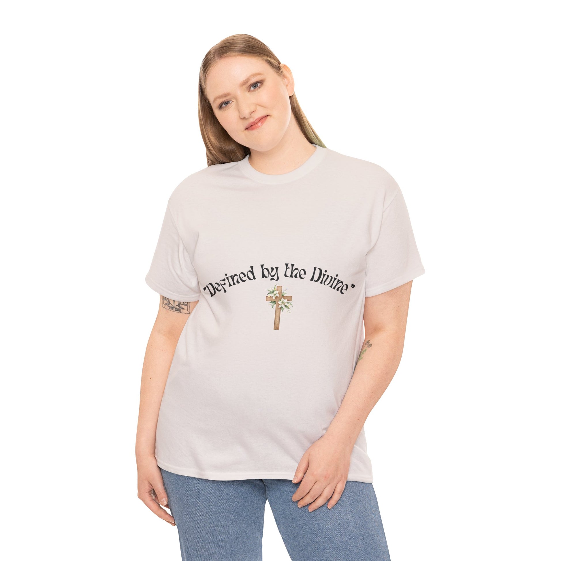 Defined by the Divine Unisex Heavy Cotton Tee27