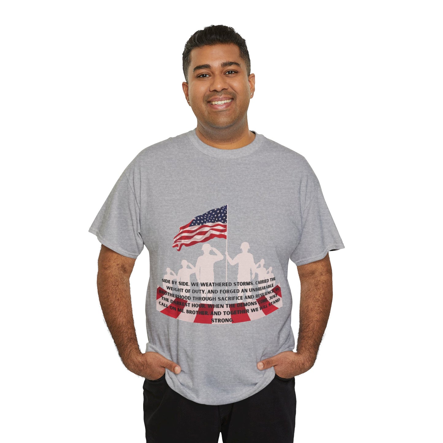 Brothers in Arms Unisex Heavy Cotton Tee | Casual & Durable T-Shirt16