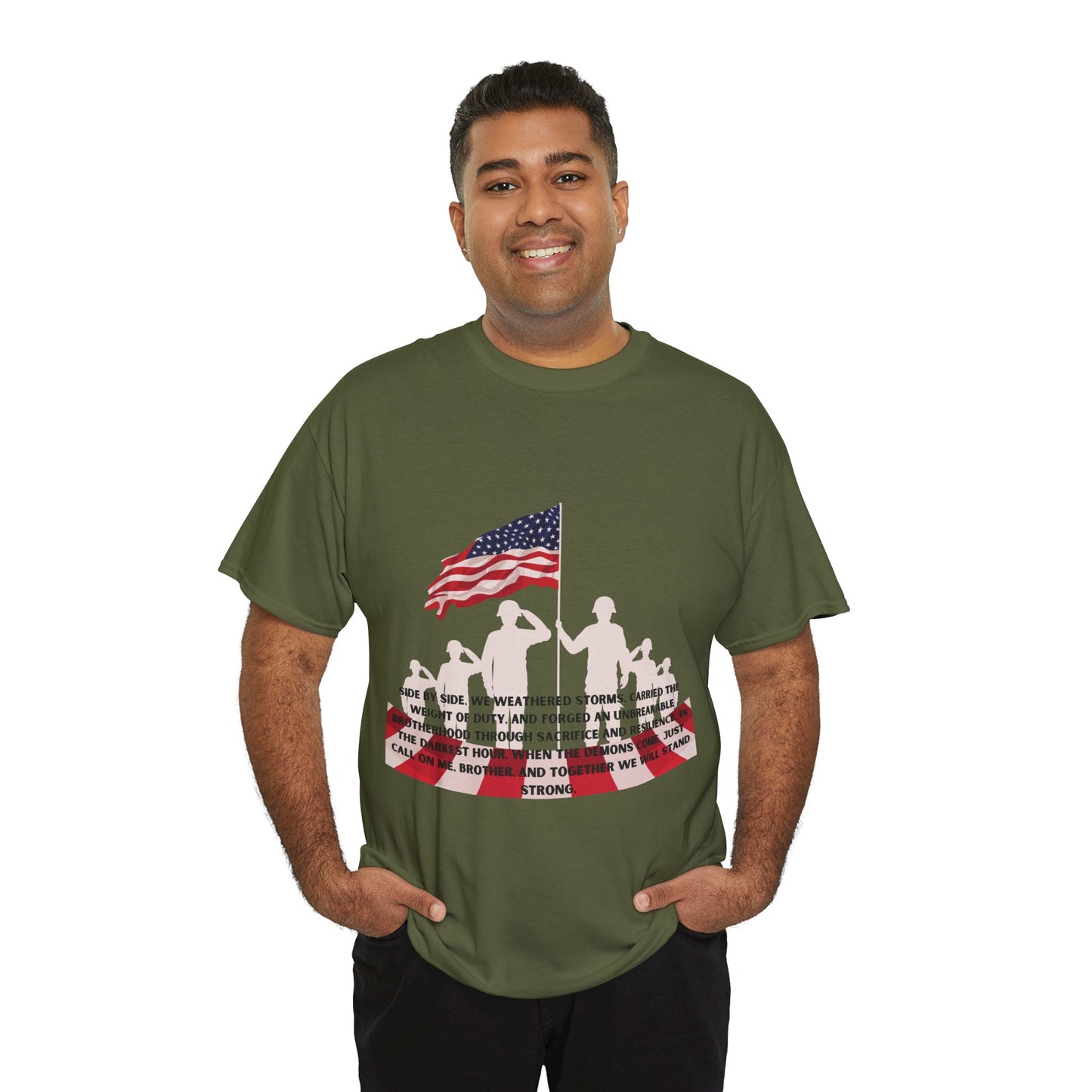 Brothers in Arms Unisex Heavy Cotton Tee | Casual & Durable T-Shirt41