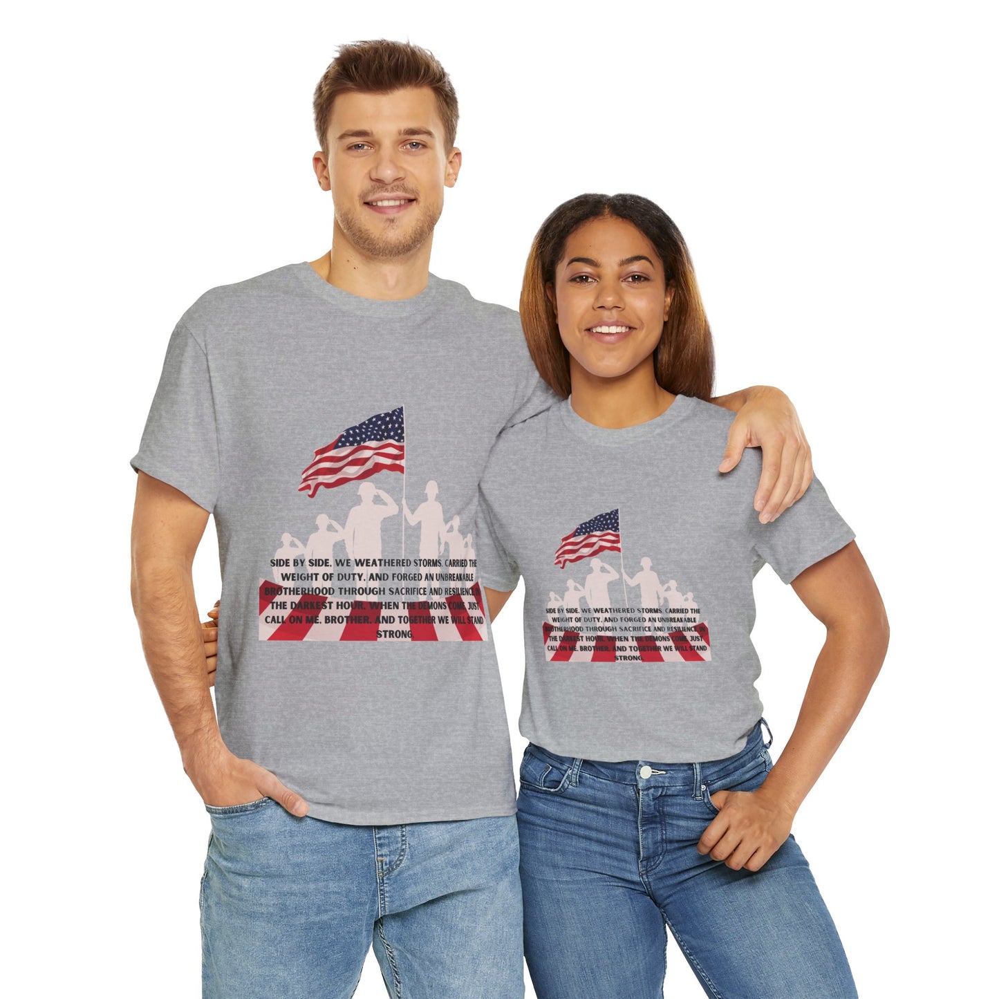 Brothers in Arms Unisex Heavy Cotton Tee | Casual & Durable T-Shirt22
