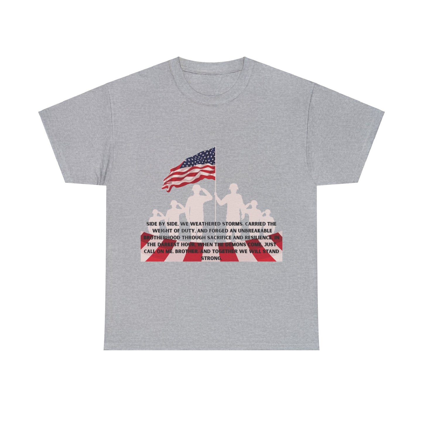 Brothers in Arms Unisex Heavy Cotton Tee | Casual & Durable T-Shirt2