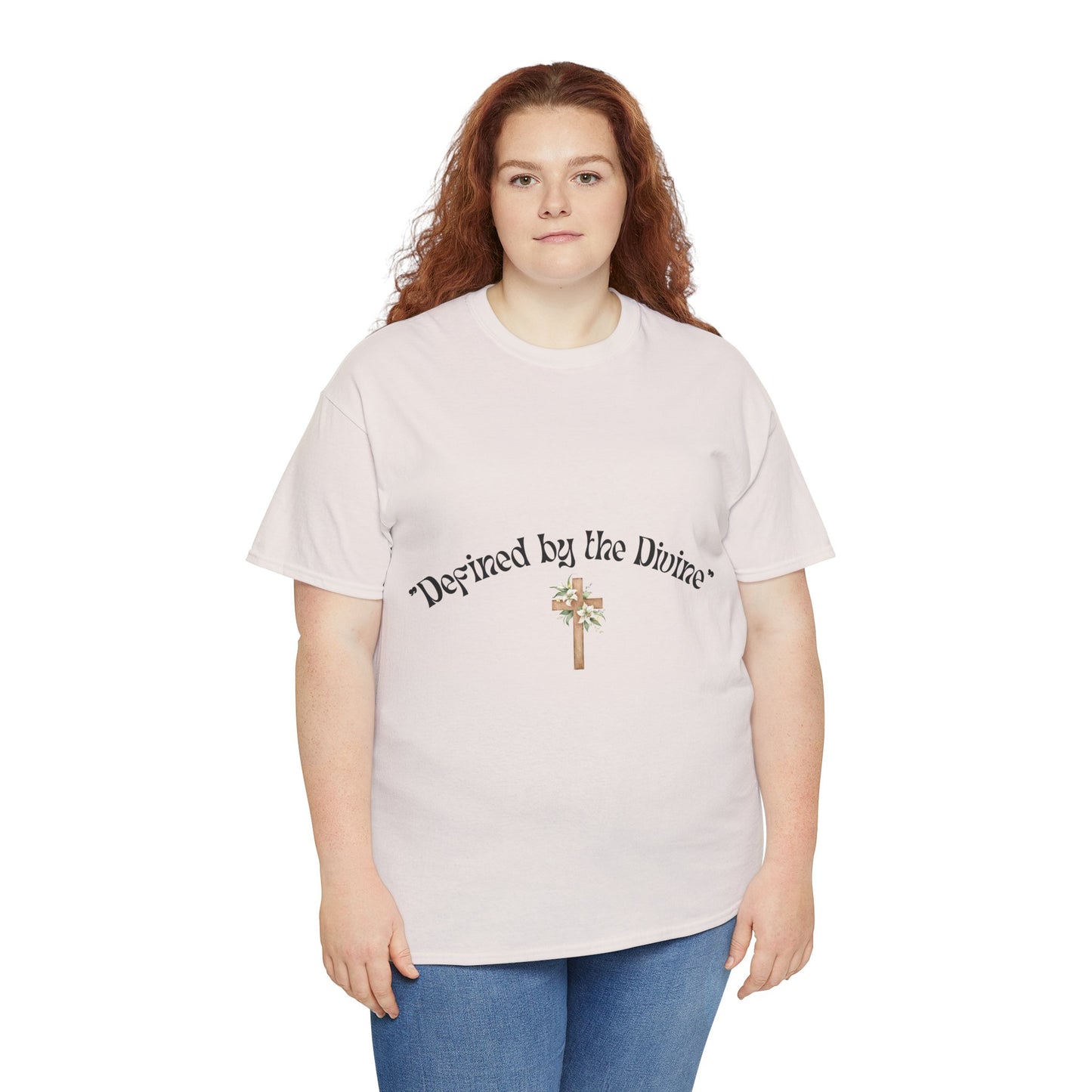 Defined by the Divine Unisex Heavy Cotton Tee47