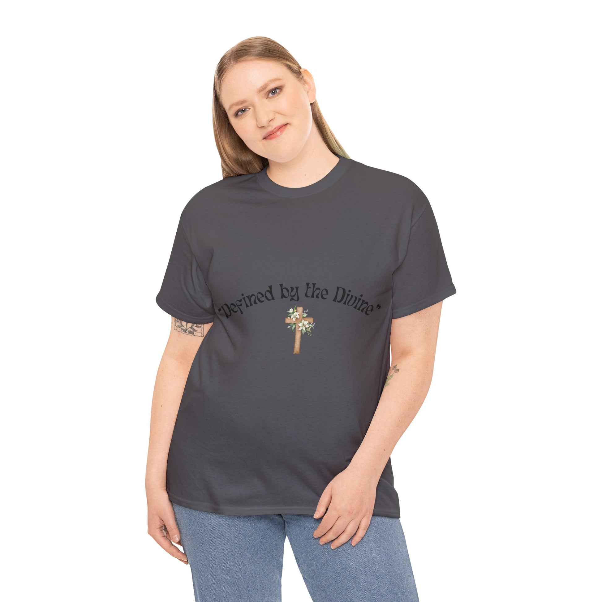 Defined by the Divine Unisex Heavy Cotton Tee44
