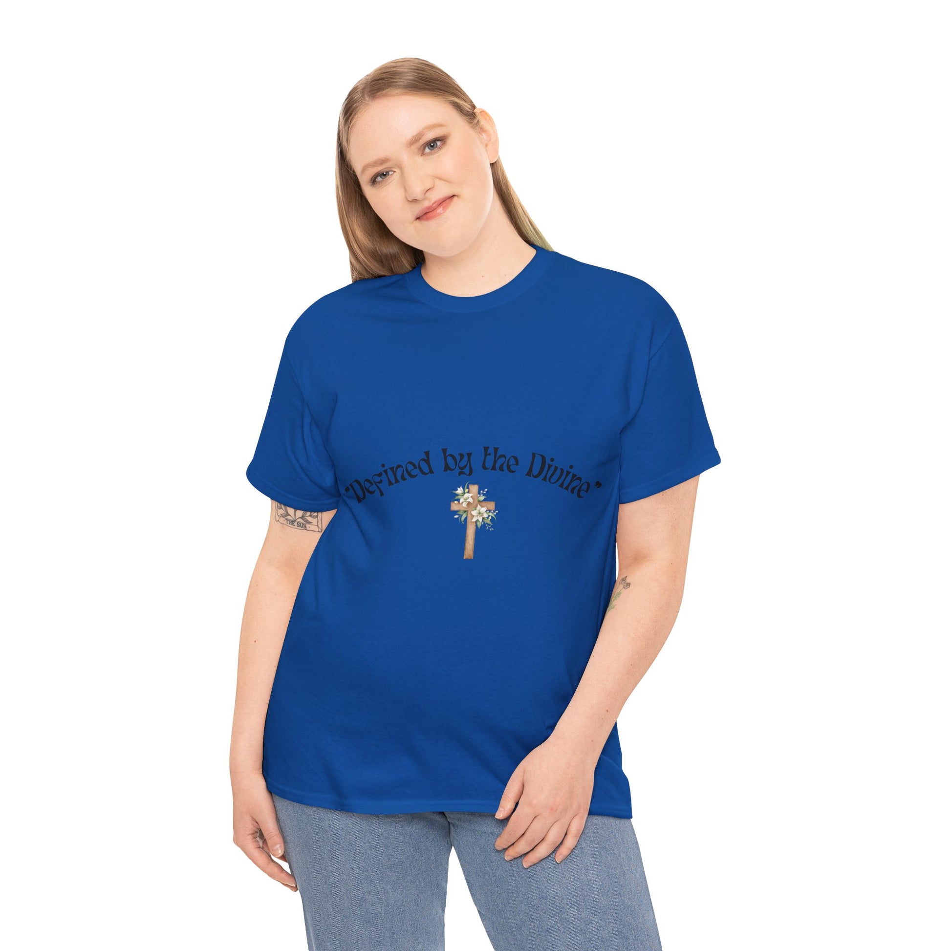 Defined by the Divine Unisex Heavy Cotton Tee1