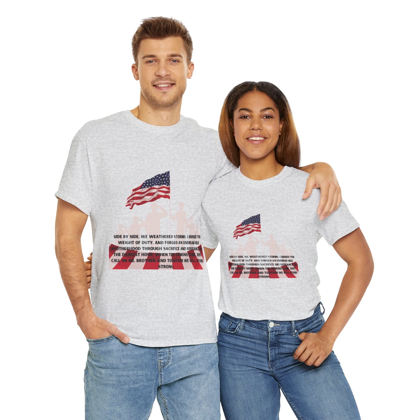 Brothers in Arms Unisex Heavy Cotton Tee | Casual & Durable T-Shirt40