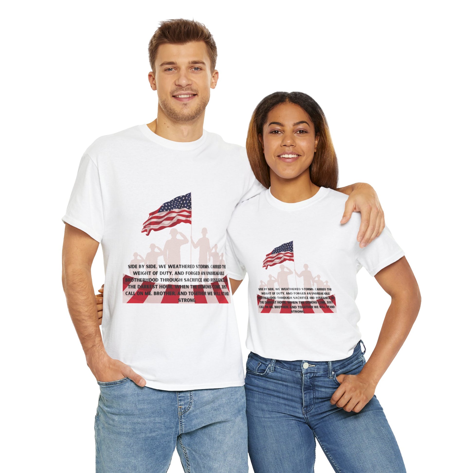 Brothers in Arms Unisex Heavy Cotton Tee | Casual & Durable T-Shirt4