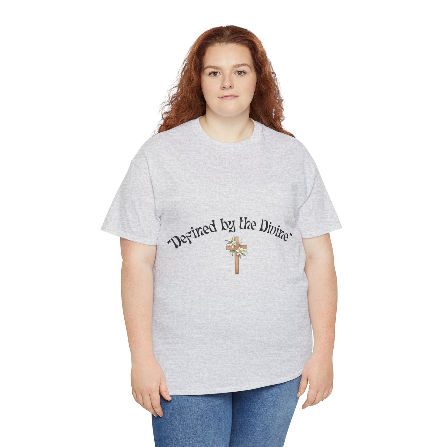Defined by the Divine Unisex Heavy Cotton Tee11