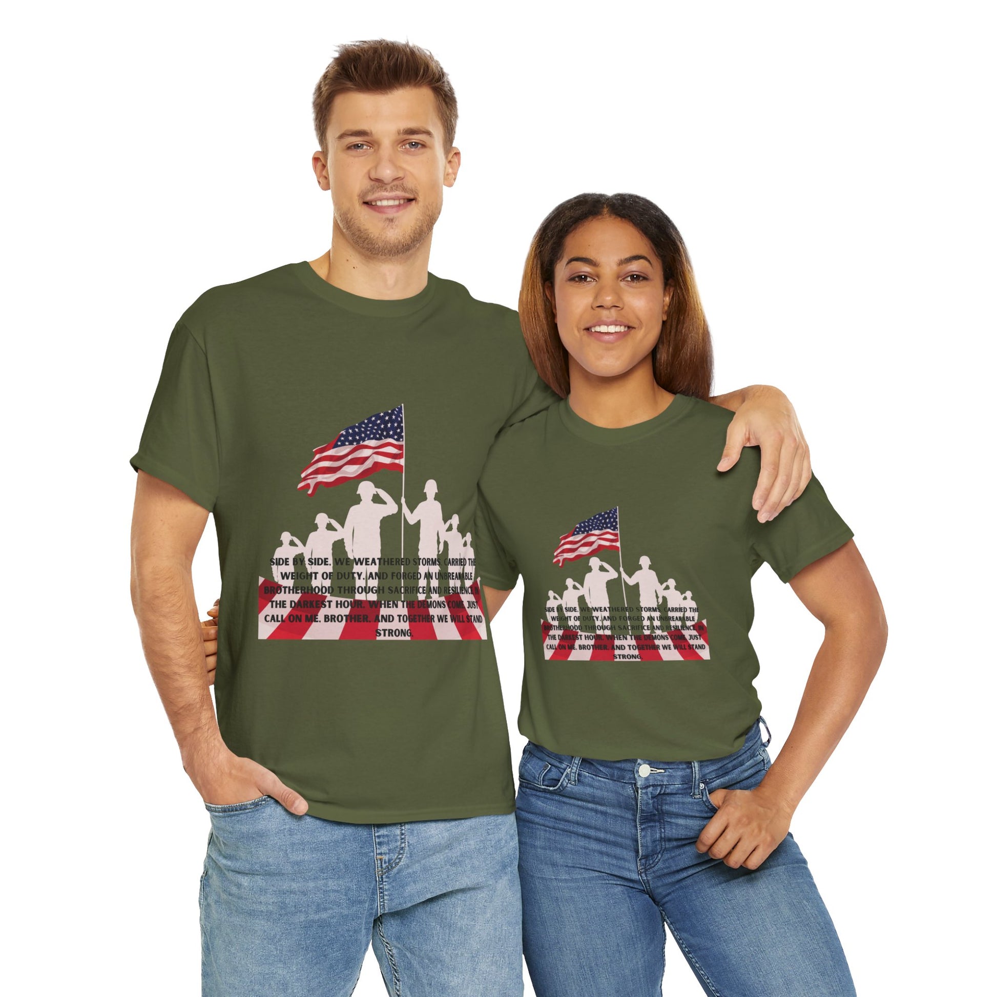 Brothers in Arms Unisex Heavy Cotton Tee | Casual & Durable T-Shirt27