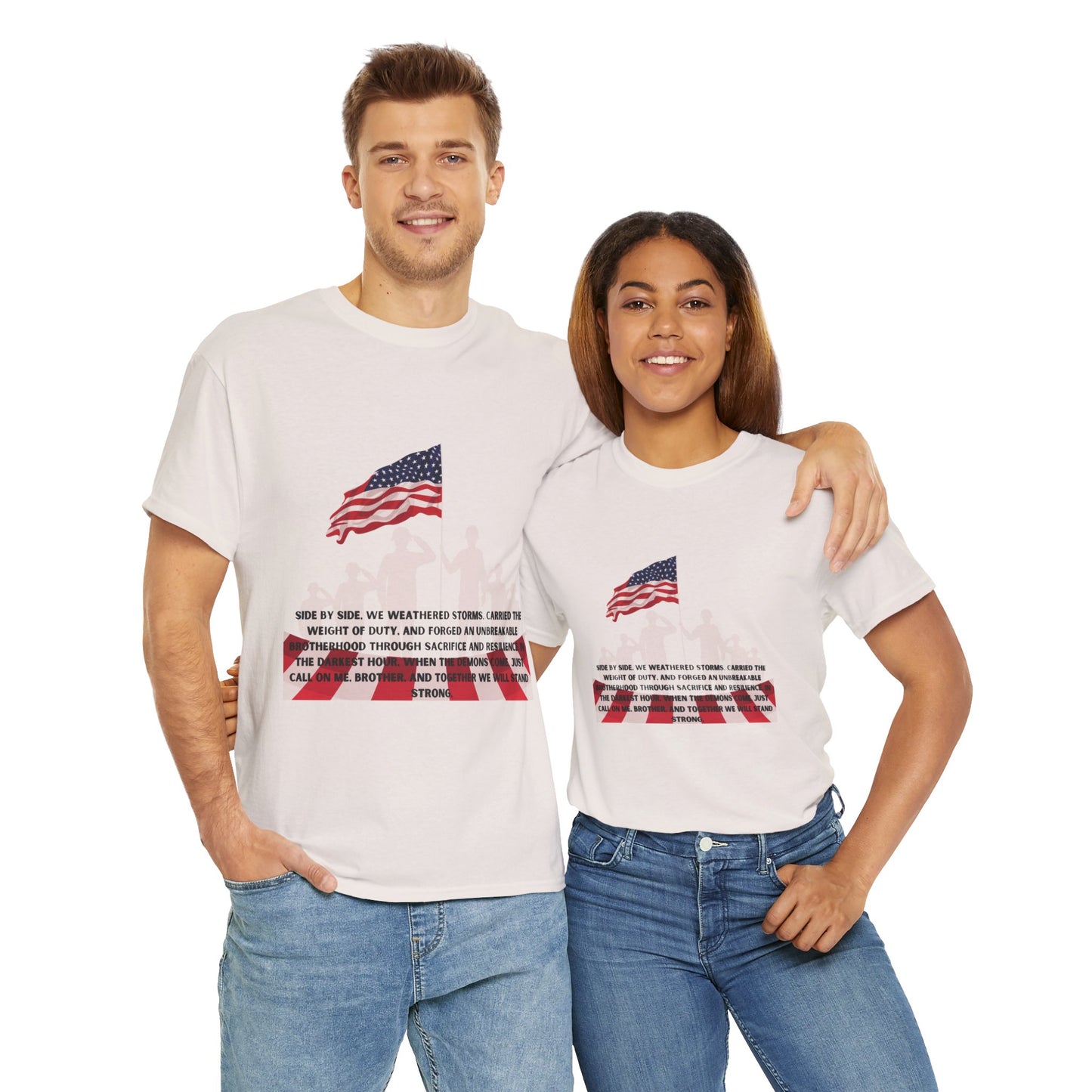 Brothers in Arms Unisex Heavy Cotton Tee | Casual & Durable T-Shirt43