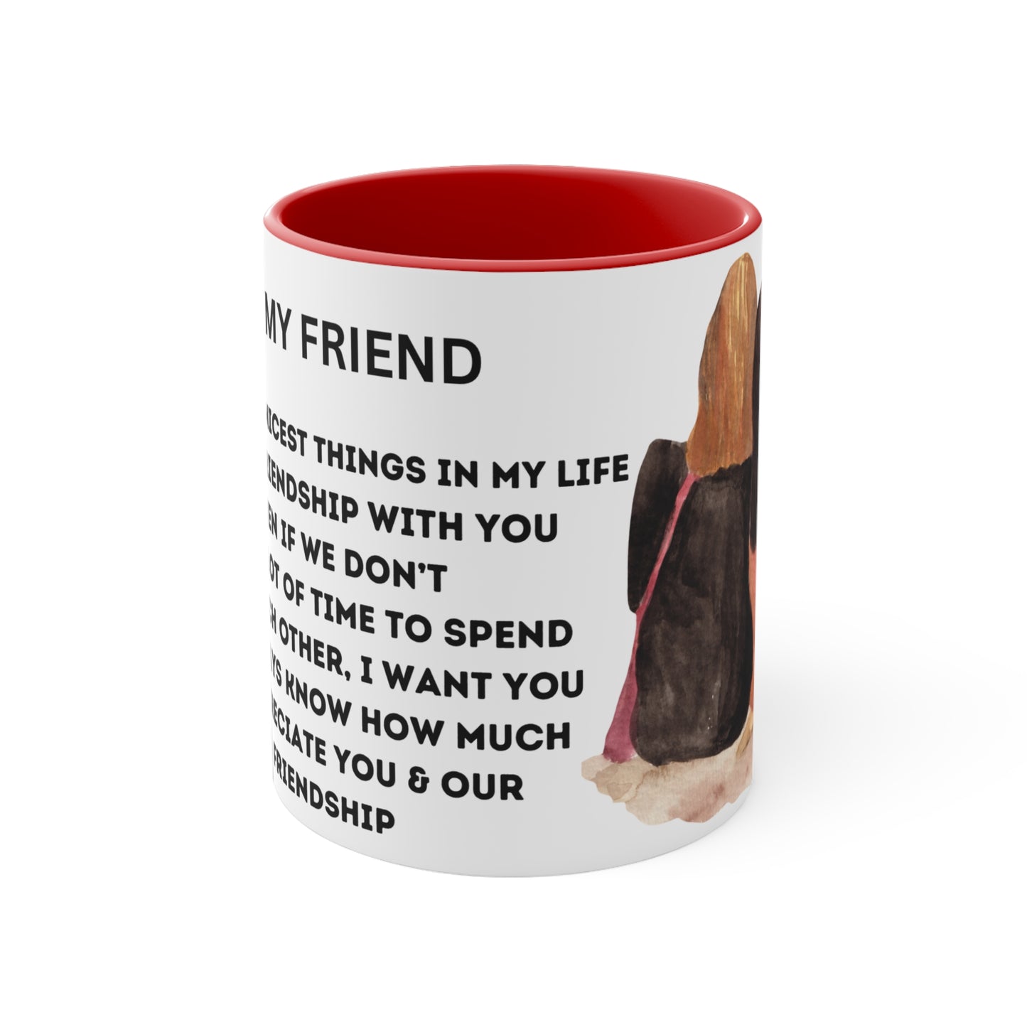 To My Friend Coffee Mug - 11oz Ceramic Cup for Friendship0