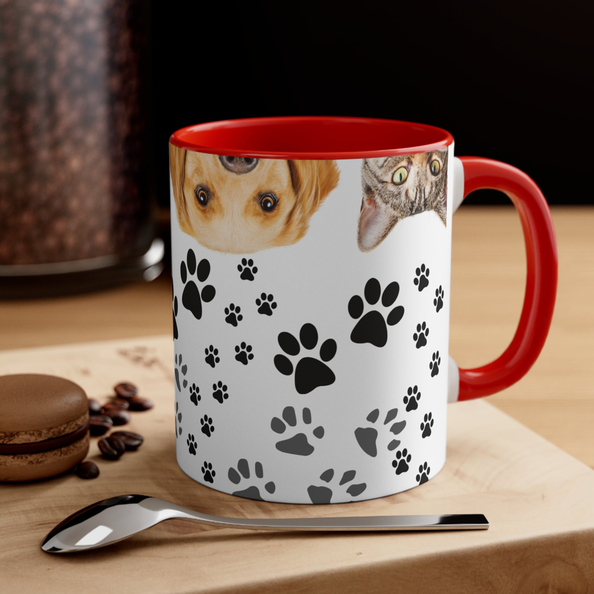 Cat & Dog Lovers 11oz Ceramic Coffee Mug Pet-Themed Kitchenware3