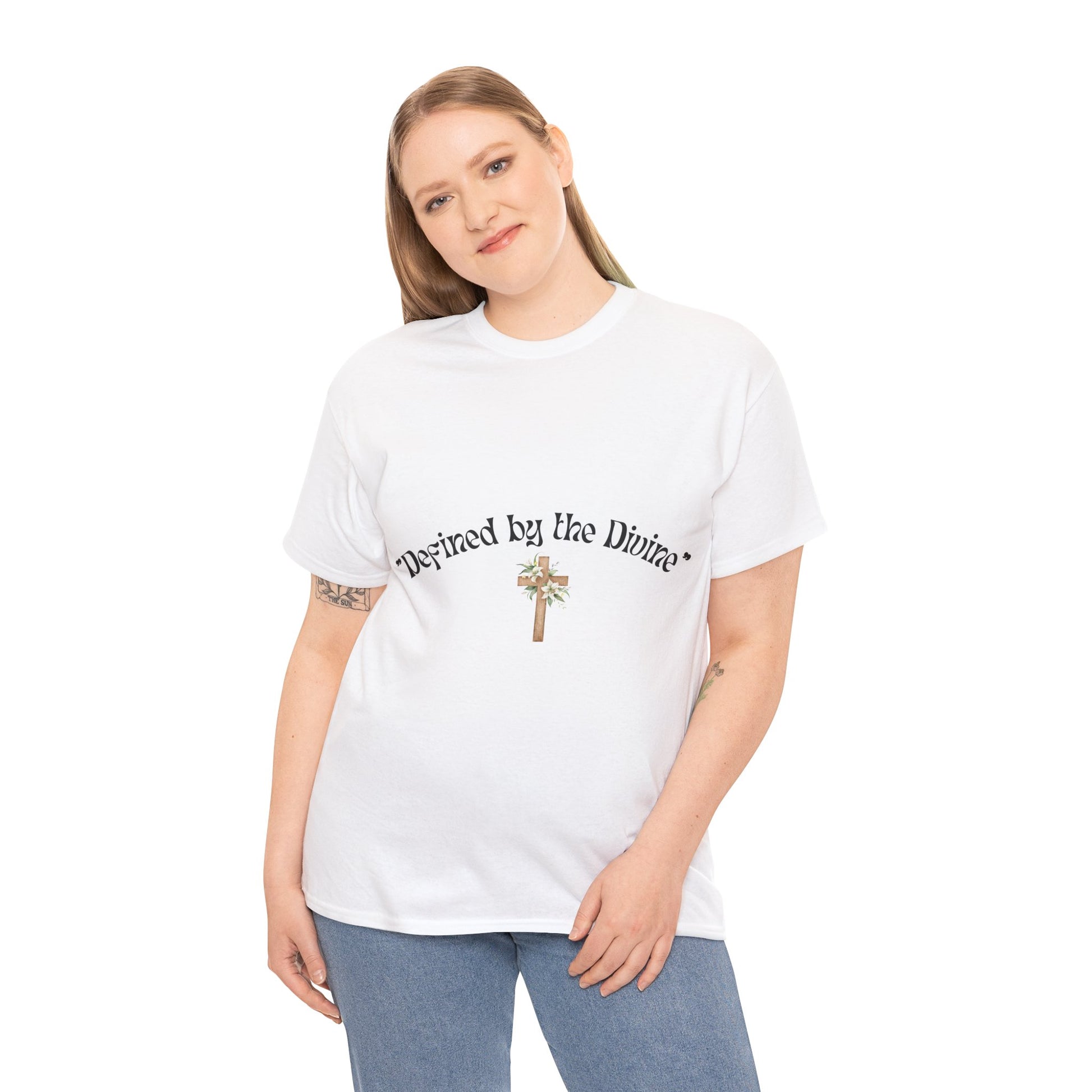 Defined by the Divine Unisex Heavy Cotton Tee45