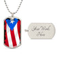 Fashionable Puerto Rico Flag Dog Tag Necklace - Stylish Patriotic Jewelry Accessory4