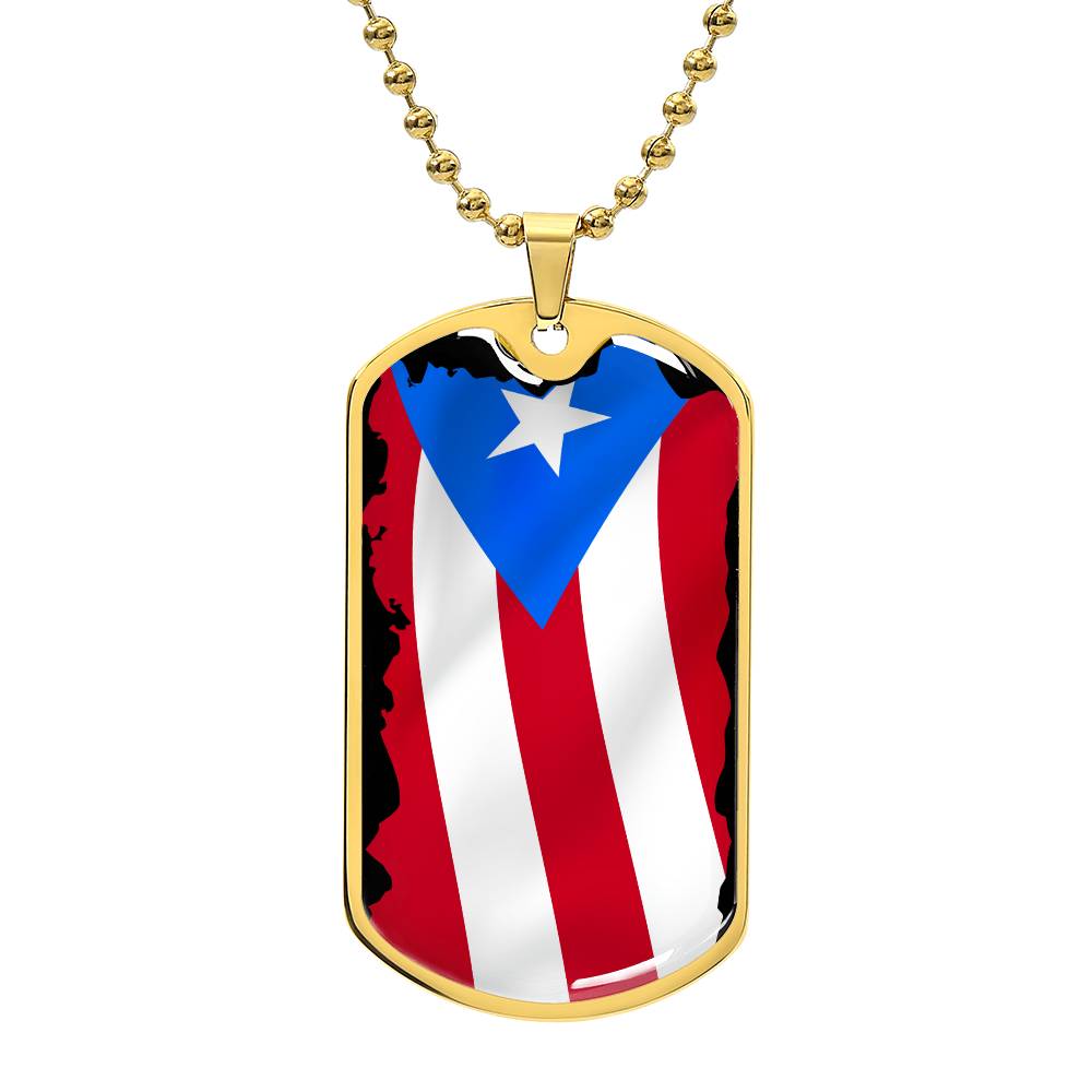 Fashionable Puerto Rico Flag Dog Tag Necklace - Stylish Patriotic Jewelry Accessory5